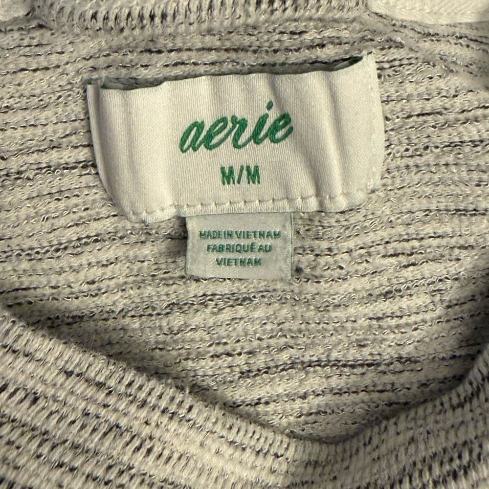Aerie Marled Light Weight Oversized Pullover Crewneck Sweatshirt Women's Medium - Picture 15 of 16